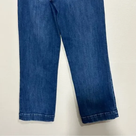 Paige Nellie High-Rise Culotte Jeans Medium
Wash Denim Crop Wide Leg Size 24 - Picture 8 of 13